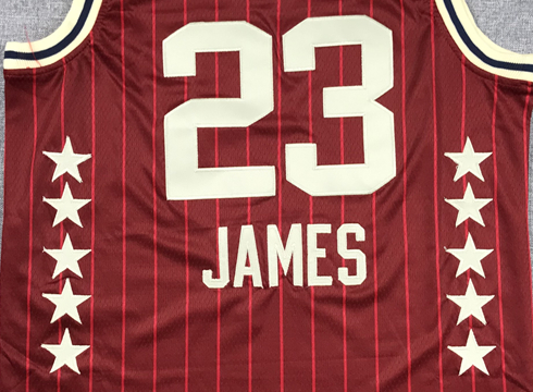 Men's Los Angeles Lakers LeBron James #23 Crimson 2024 NBA All-Star Game Swingman Jersey