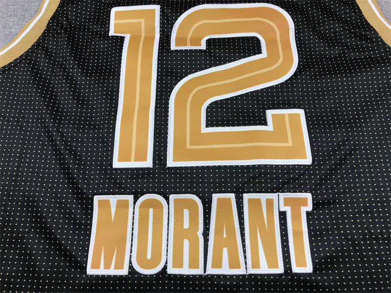 Men's Memphis Grizzlies Ja Morant #12 Black Select Series Swingman Jersey