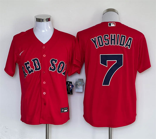 Men's Boston Red Sox Masataka Yoshida #7 Red Replica Player Jersey