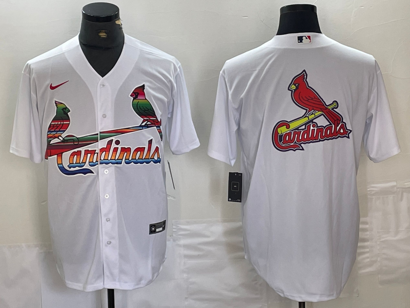 Men's St. Louis Cardinals White Alternate Replica Team Jersey