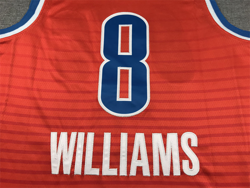 Men's Oklahoma City Thunder Jalen Williams #8 Orange 2022/23 Swingman Jersey - Statement Edition