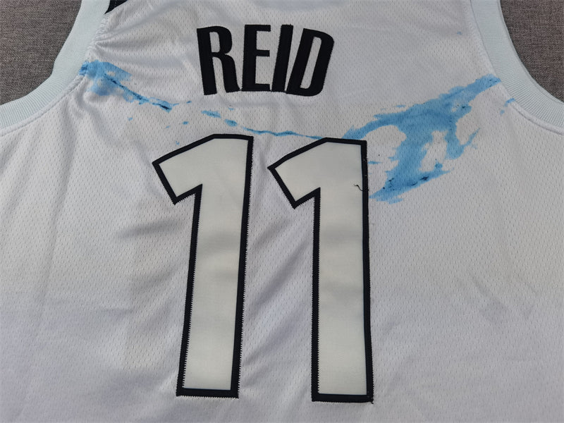 Men's Minnesota Timberwolves Naz Reid #11 White 2024/25 Swingman Player Jersey - City Edition