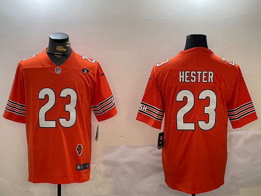 Men's Chicago Bears Devin Hester #23 Orange Fashion Game Jersey