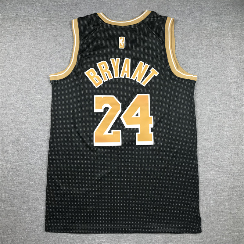 Men's Los Angeles Lakers Kobe Bryant #24 Black Select Series Swingman Jersey