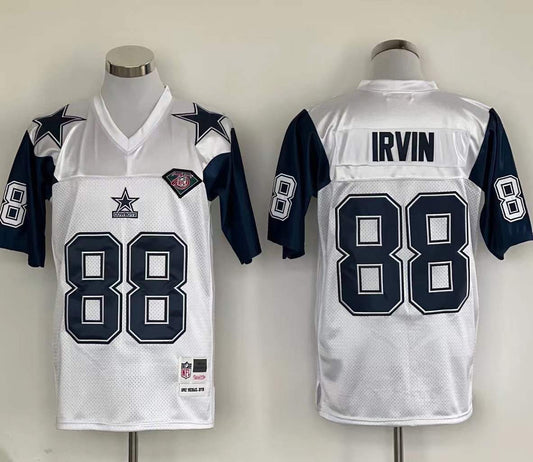 Men's Dallas Cowboys Michael Irvin Mitchell & Ness White Legacy Replica Jersey