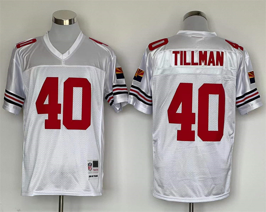 Men's Arizona Cardinals Pat Tillman Mitchell & Ness White Legacy Replica Jersey