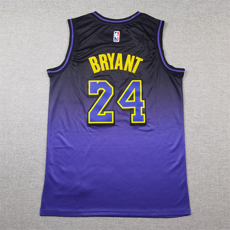 Men's Los Angeles Lakers Kobe Bryant #24 Purple 2024/25 Swingman Jersey - City Edition