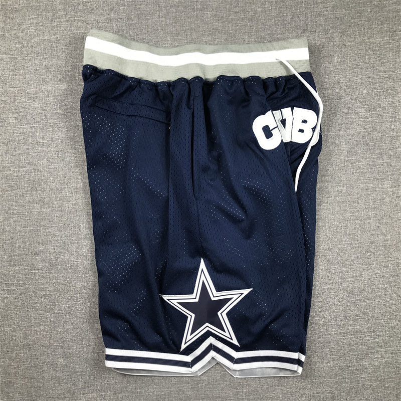 Men's Dallas Cowboys Navy Pocket Shorts