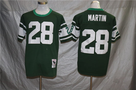 Men's New York Jets Curtis Martin Mitchell & Ness Green Legacy Replica Jersey