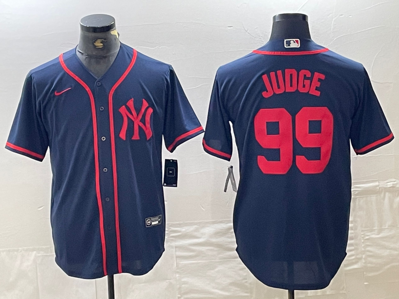 Men's New York Yankees Aaron Judge #99 Navy Limited Game Jersey