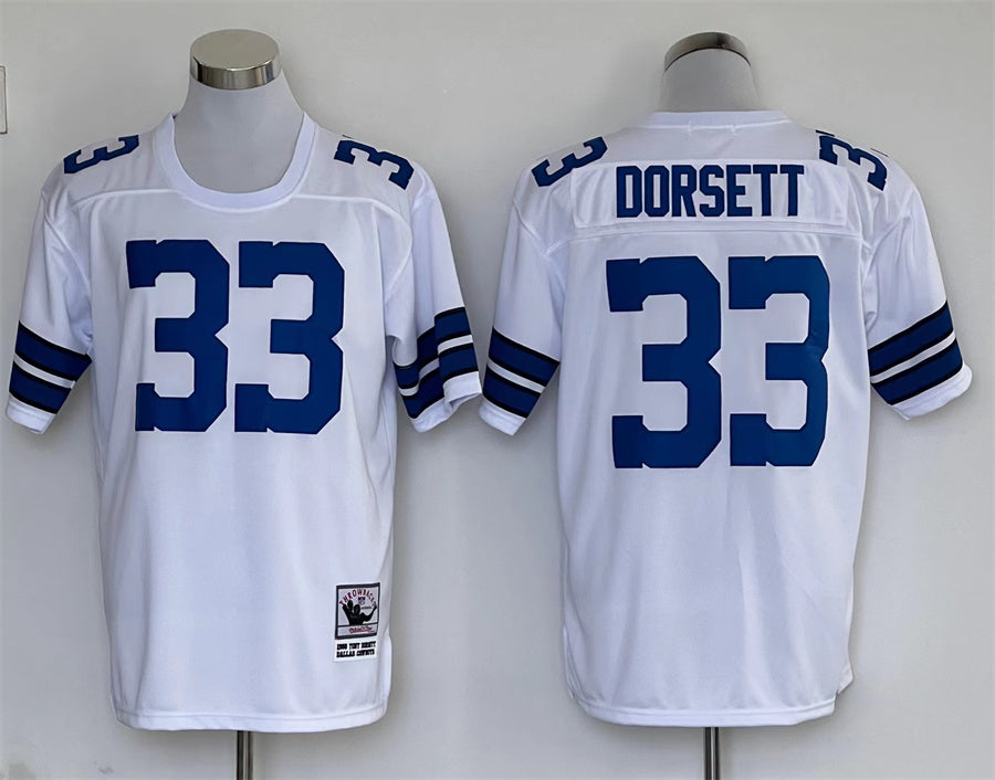 Men's Dallas Cowboys Tony Dorsett Mitchell & Ness White Legacy Replica Jersey