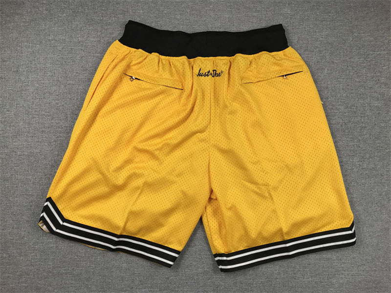 Men's Pittsburgh Steelers Yellow Pocket Shorts