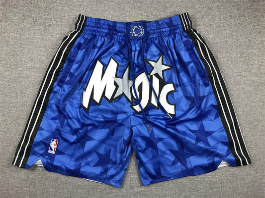 Men's Orlando Magic Blue 2023/24 Pocket Shorts Classic Edition