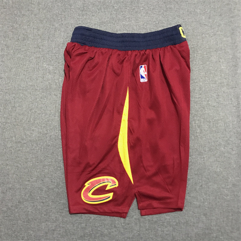 Men's Cleveland Cavaliers Wine Basketball Shorts