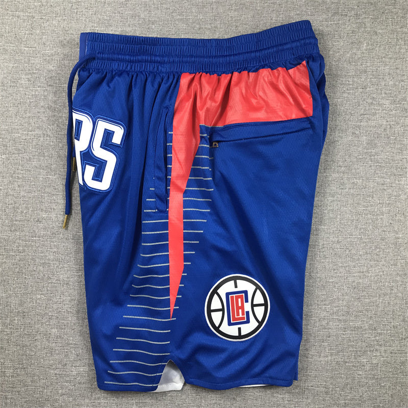 Men's LA Clippers Royal Icon Edition Pocket Shorts