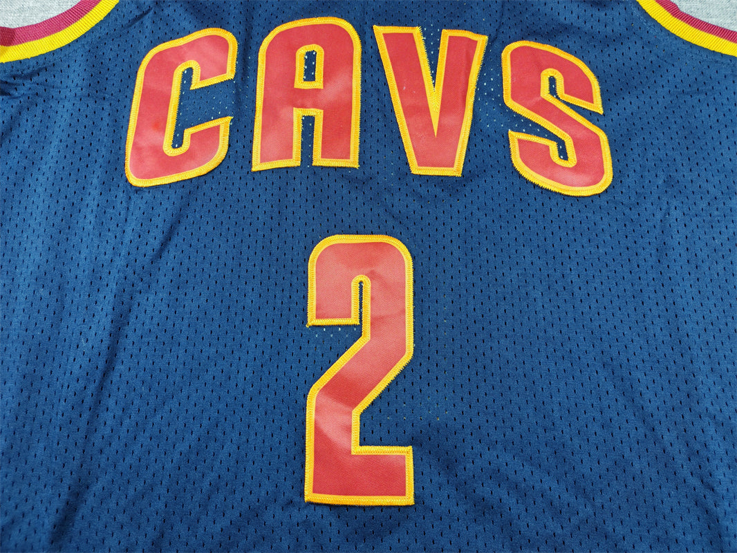 Men's Cleveland Cavaliers Kyrie Irving #2 Navy 2011/12 Hardwood Classics Swingman Jersey