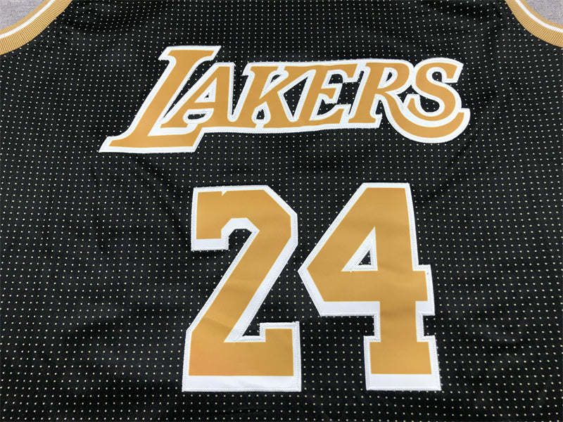 Men's Los Angeles Lakers Kobe Bryant #24 Black Select Series Swingman Jersey