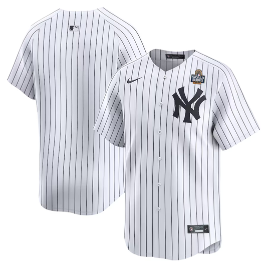 Men's New York Yankees White 2024 World Series Home Limited Jersey