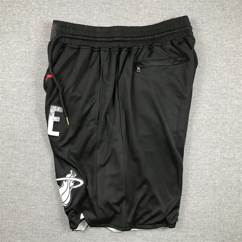 Men's Miami Heat Black 2023/24 Pocket Shorts City Edition