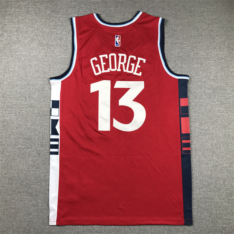 Men's LA Clippers Paul George #13 Red Swingman Player Jersey