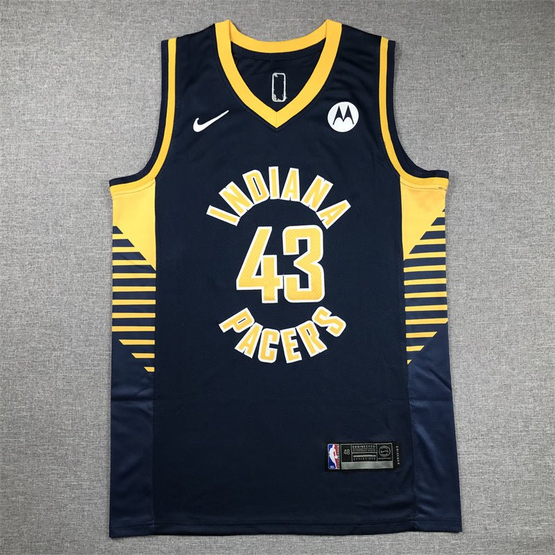 Men's Indiana Pacers Pascal Siakam #43 Navy Swingman Jersey - Icon Edition