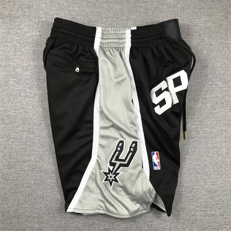 Men's San Antonio Spurs Black Pocket shorts