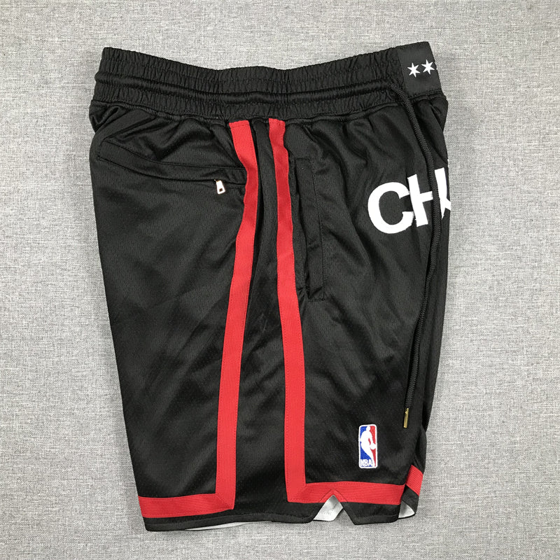 Men's Chicago Bulls Black 2023/24 Pocket Shorts City Edition