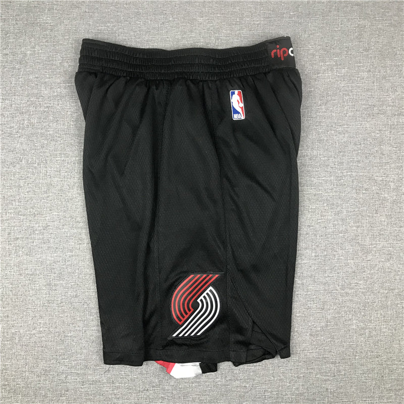 Men's Portland Trail Blazers Black Pocket Shorts