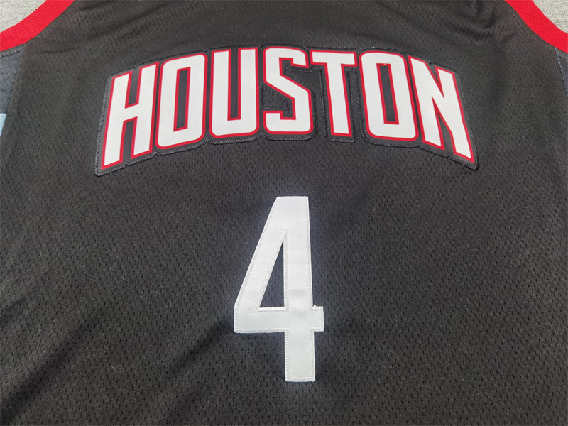 Men's Houston Rockets Jalen Green #4 Black Swingman Jersey - Statement Edition