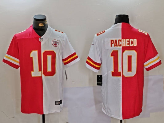 Men's Kansas City Chiefs Isiah Pacheco #10 Red/White Game Player Jersey