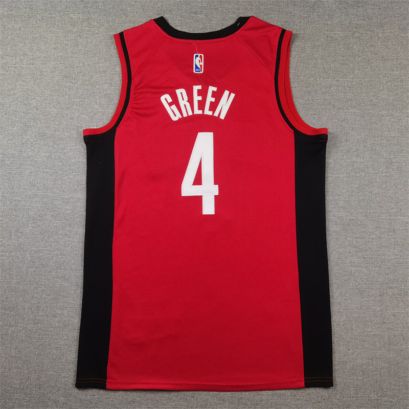 Men's Houston Rockets Jalen Green #4 Red Swingman Jersey - Icon Edition