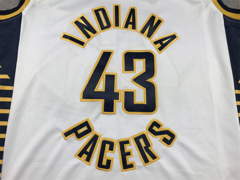 Men's Indiana Pacers Pascal Siakam #43 White Swingman Jersey - Association Edition