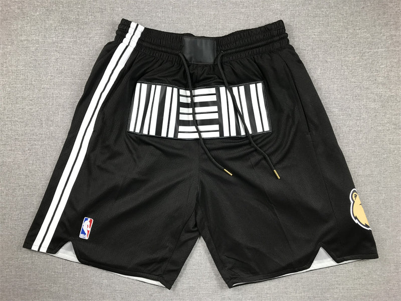 Men's Memphis Grizzlies Black 2023/24 Pocket Shorts City Edition