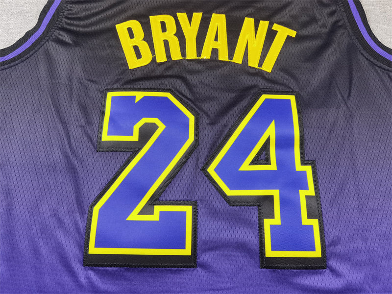 Men's Los Angeles Lakers Kobe Bryant #24 Purple 2024/25 Swingman Jersey - City Edition