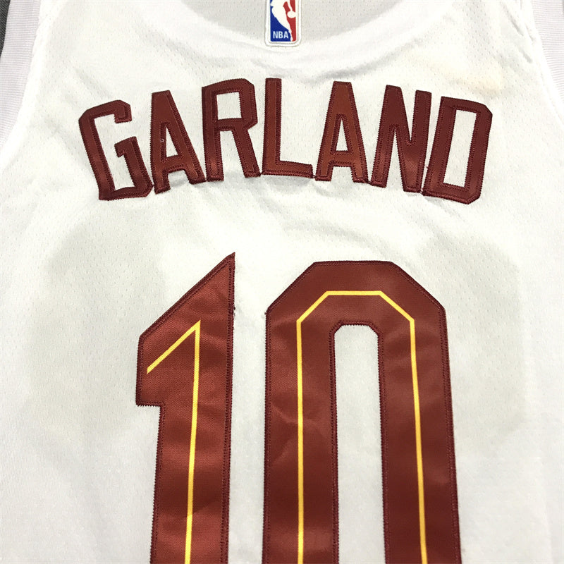 Men's Cleveland Cavaliers Darius Garland #10 White Swingman Jersey - Association Edition