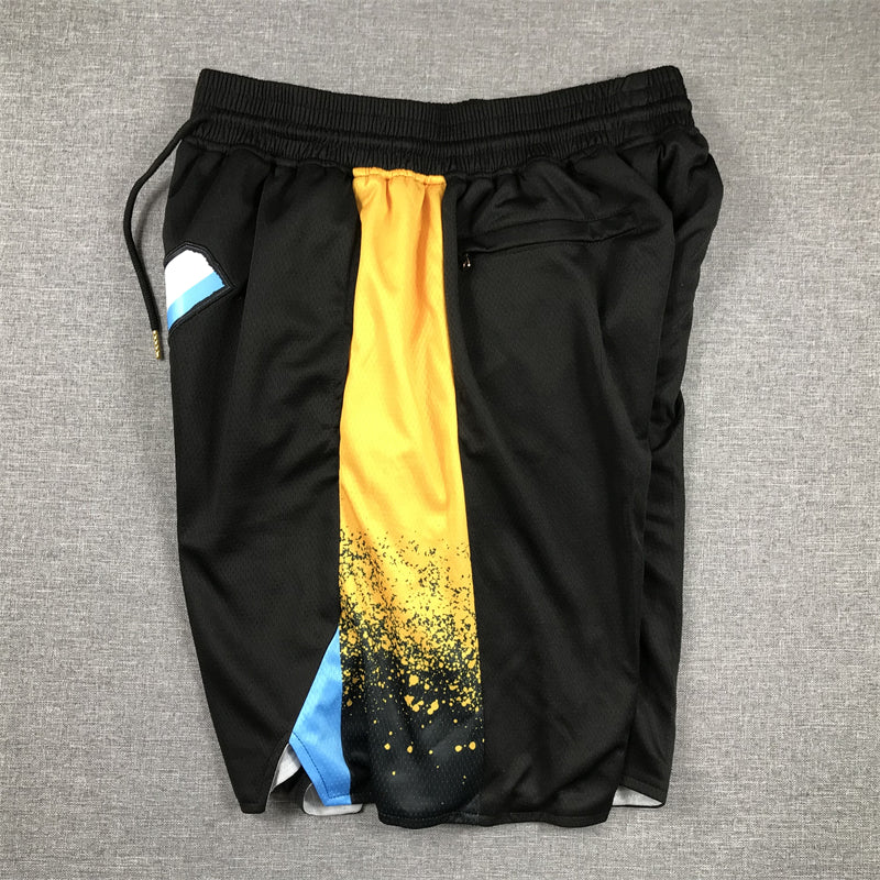 Men's Indiana Pacers Black 2023/24 City Edition Pocket shorts