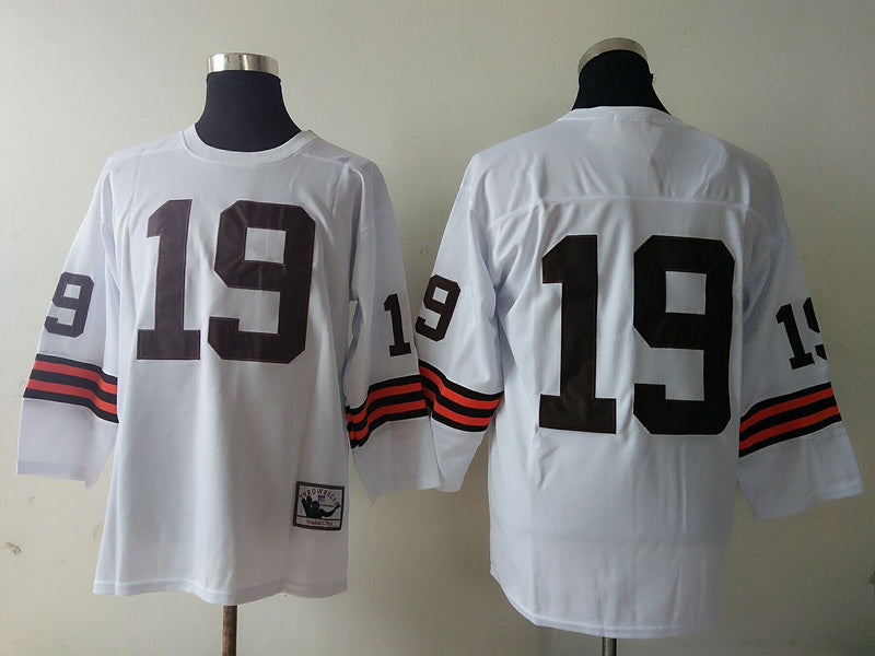 Men's Cleveland Browns Bernie Kosar Mitchell & Ness White Legacy Replica Jersey