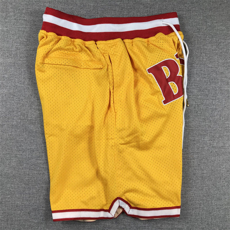 Men's Tampa Bay Buccaneers Yellow Pocket Shorts