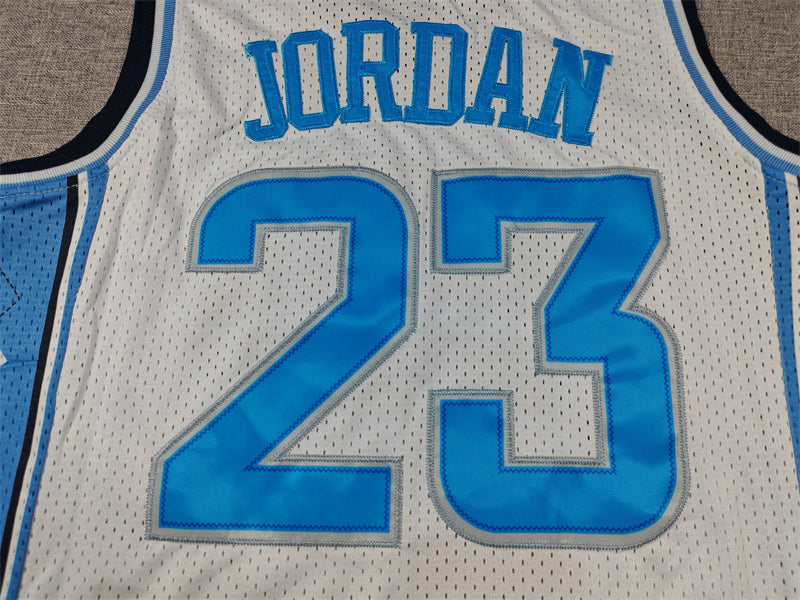 Men's North Carolina Tar Heels Michael Jordan #23 White Game Player Jersey