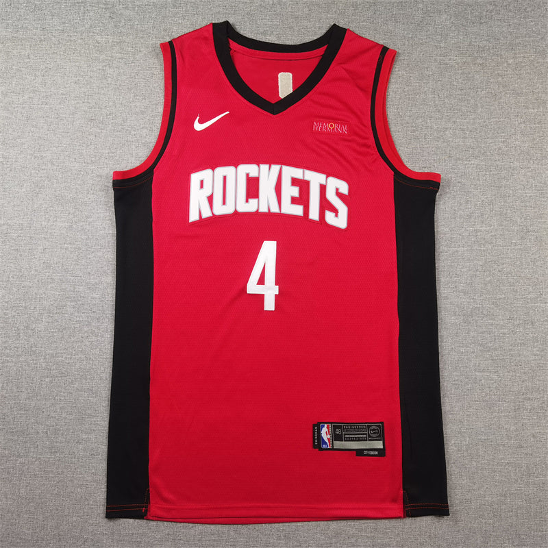 Men's Houston Rockets Jalen Green #4 Red Swingman Jersey - Icon Edition