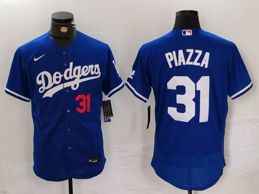 Men's Los Angeles Dodgers Mike Piazza #31 Royal Replica Player Jersey