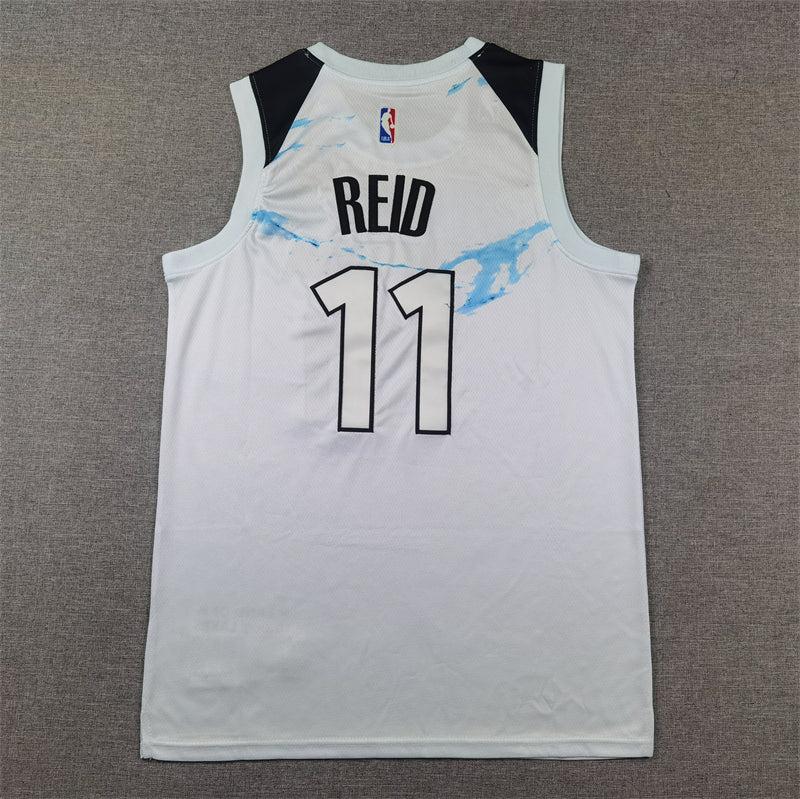 Men's Minnesota Timberwolves Naz Reid #11 White 2024/25 Swingman Player Jersey - City Edition