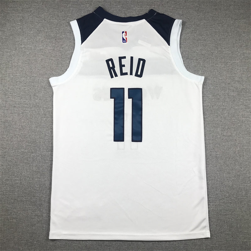 Men's Minnesota Timberwolves Naz Reid #11 White Swingman Jersey - Association Edition