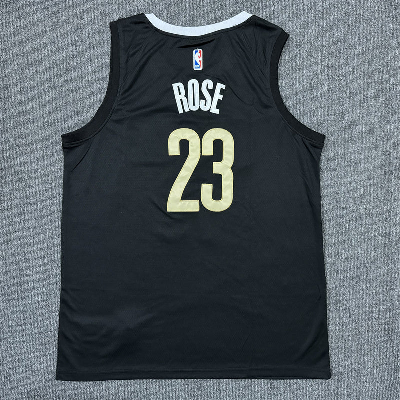 Men's Memphis Grizzlies Derrick Rose #23 Black 2023/24 Swingman Jersey - City Edition