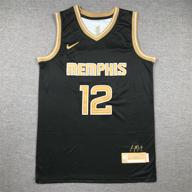 Men's Memphis Grizzlies Ja Morant #12 Black Select Series Swingman Jersey