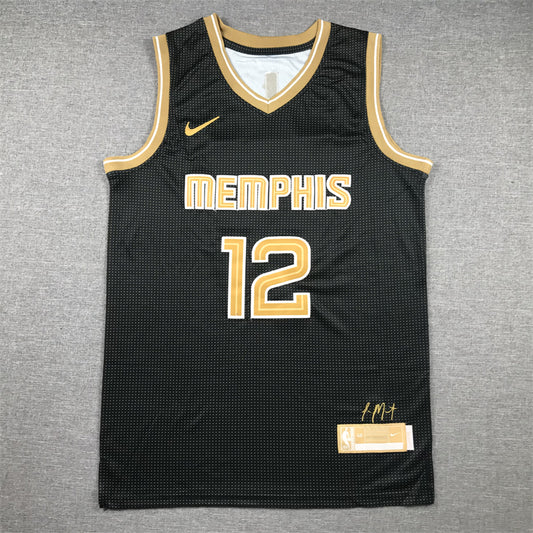 Men's Memphis Grizzlies Ja Morant #12 Black Select Series Swingman Jersey