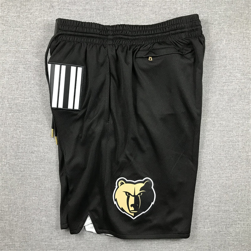 Men's Memphis Grizzlies Black 2023/24 Pocket Shorts City Edition