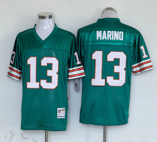 Men's Miami Dolphins Dan Marino Mitchell & Ness Aqua Legacy Replica Jersey