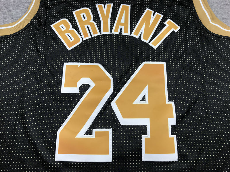 Men's Los Angeles Lakers Kobe Bryant #24 Black Select Series Swingman Jersey