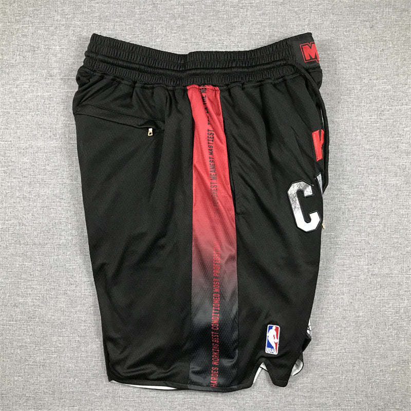 Men's Miami Heat Black 2023/24 Pocket Shorts City Edition